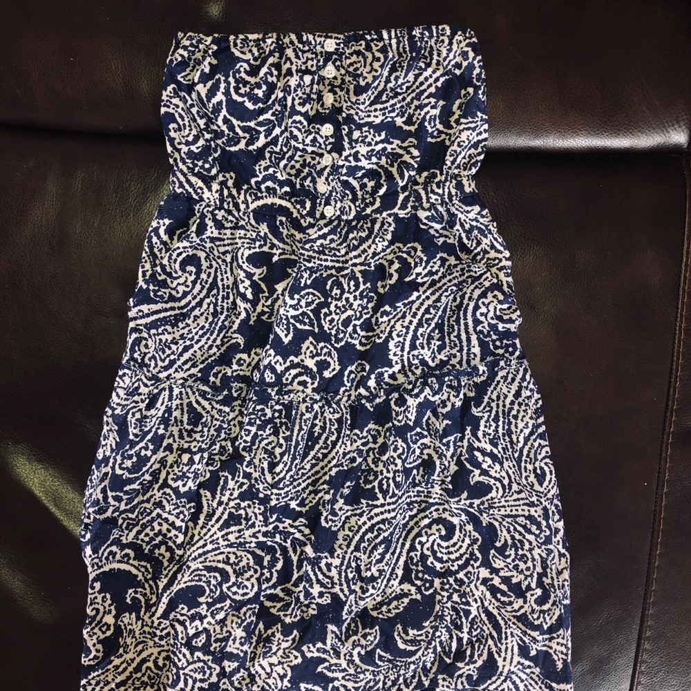 strapless beach dress / cover up